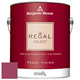 Benjamin Moore 550 Regal Select Waterborne Interior Pearl Finish краска цвет 2078-20 Raspberry Glaze