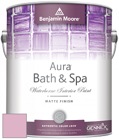 Benjamin Moore Aura 532 Bath & Spa Waterborne Interior Paint Matte Finish краска цвет NCS S 1030-R30B 