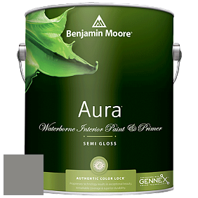 Benjamin Moore Aura 528 Waterborne Interior Semi-gloss Finish краска цвет AF-710 