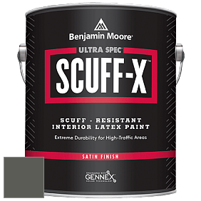 Benjamin Moore 486 Ultra Spec SCUFF-X Interior Satin Finish краска цвет 1484 Ashwood Moss
