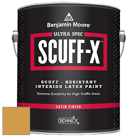 Benjamin Moore 486 Ultra Spec SCUFF-X Interior Satin Finish краска цвет 294 Golden Bounty