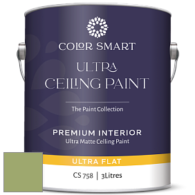 COLOR SMART CS 758 ULTRA CEILING PAINT ультраматовая краска цвет 544 Kiwi