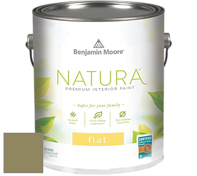 Benjamin Moore 512 Natura Interior Flat Finish матовая краска цвет 504 Nature's Reflection