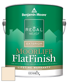 Benjamin Moore W105 Regal Select Exterior Paint-MoorLife Flat Finish краска цвет 914 Devon Cream