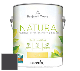 Benjamin Moore 514 Natura Interior Semi-Gloss Finish краска цвет 2117-10 Carbon Copy