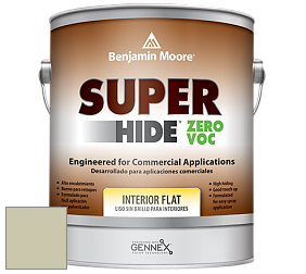 Benjamin Moore 355 Super Hide Zero Voc Interior Flat краска цвет 486 Spring Meadow