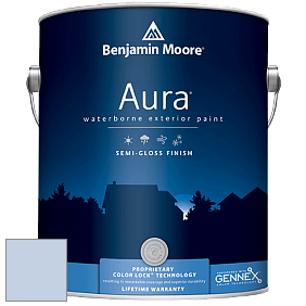 Benjamin Moore Aura 632 Waterborne Exterior Semi-Gloss Finish краска цвет 1417 English Hyacinth
