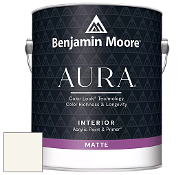 Benjamin Moore Aura 522 Interior Paint - Matte краска цвет OC-121 Mountain Peak White