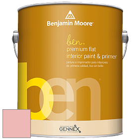 Benjamin Moore Ben W625 Premium Interior Latex Flat краска цвет 2171-50 Pearly Pink