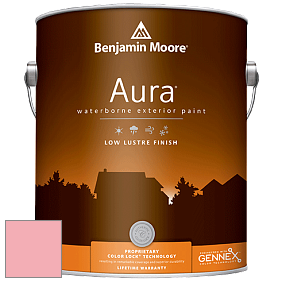 Benjamin Moore Aura 634 Waterborne Exterior Low Lustre Finish краска цвет 2009-50 Fashion Pink