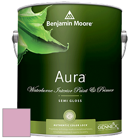 Benjamin Moore Aura 528 Waterborne Interior Semi-gloss Finish краска цвет 2085-50 Strawberry