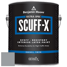 Benjamin Moore 485 Ultra Spec SCUFF-X Interior Eggshell Finish краска цвет 1614 Delray Gray