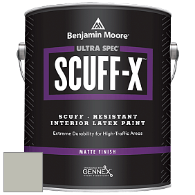 Benjamin Moore 484 Ultra Spec SCUFF-X Interior Matte Finish краска цвет RAL 7044 