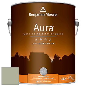 Benjamin Moore Aura 634 Waterborne Exterior Low Lustre Finish краска цвет AF-455 