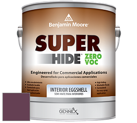 Benjamin Moore 357 Super Hide Zero Voc Interior Eggshell краска цвет 2075-10 Dark Burgundy