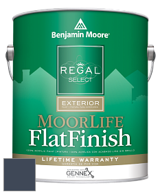 Benjamin Moore W105 Regal Select Exterior Paint-MoorLife Flat Finish краска цвет 2061-10 Deep Royal