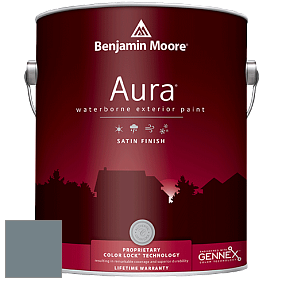 Benjamin Moore Aura 631 Waterborne Exterior Satin Finish краска цвет AF-555 