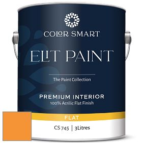 COLOR SMART CS 745 ELIT PAINT глубокоматовая моющаяся краска цвет 2017-30 Tangelo