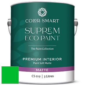 COLOR SMART CS 619 SUPREM ECO PAINT матовая краска цвет RAL 6038 