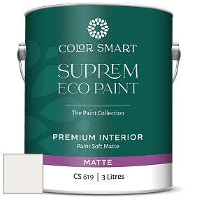 COLOR SMART CS 619 SUPREM ECO PAINT матовая краска цвет 869 Oxford White