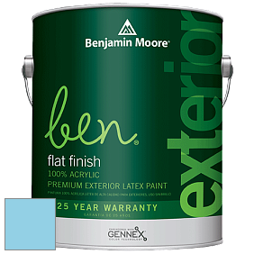 Benjamin Moore Ben 541 Waterborne Exterior Flat Finish краска цвет 787 Grandma's Sweater