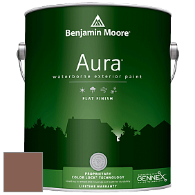 Benjamin Moore Aura 629 Waterborne Exterior Flat Finish краска цвет 1230 Oregon Trail
