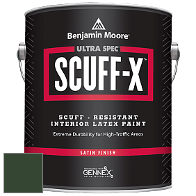 Benjamin Moore 486 Ultra Spec SCUFF-X Interior Satin Finish краска цвет RAL 6020 