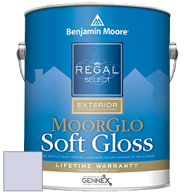 Benjamin Moore W096 Regal Select Exterior Paint-Moor GloSoft Gloss Finish краска цвет 2069-60 Lavender Ice