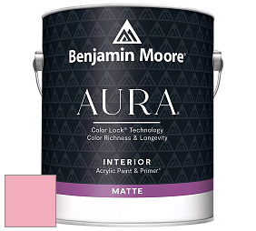 Benjamin Moore Aura 522 Interior Paint - Matte краска цвет 2002-50 Tickled Pink
