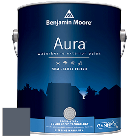 Benjamin Moore Aura 632 Waterborne Exterior Semi-Gloss Finish краска цвет 2128-30 Evening Dove