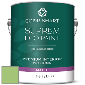 COLOR SMART CS 619 SUPREM ECO PAINT матовая краска цвет NCS S 1050-G30Y 