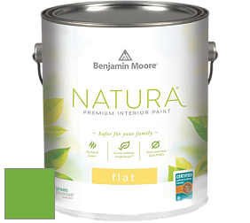 Benjamin Moore 512 Natura Interior Flat Finish матовая краска цвет 2032-30 Fresh Lime