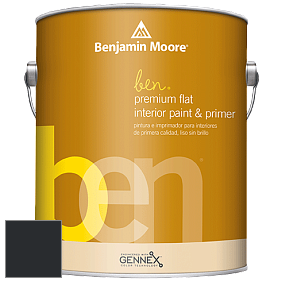 Benjamin Moore Ben W625 Premium Interior Latex Flat краска цвет RAL 9011 