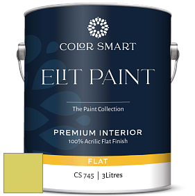 COLOR SMART CS 745 ELIT PAINT глубокоматовая моющаяся краска цвет 2027-40 Grape Green