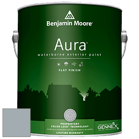 Benjamin Moore Aura 629 Waterborne Exterior Flat Finish краска цвет AF-545 