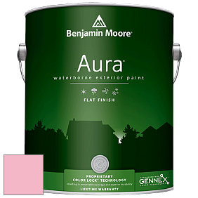 Benjamin Moore Aura 629 Waterborne Exterior Flat Finish краска цвет 1325 Pure Pink