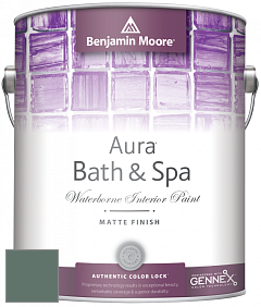 Benjamin Moore Aura 532 Bath & Spa Waterborne Interior Paint Matte Finish краска цвет 692 Jack Pine