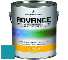 Benjamin Moore 794 Advance Interior Paint-High Gloss глянцевая алкидная эмаль цвет 761 Meridian Blue