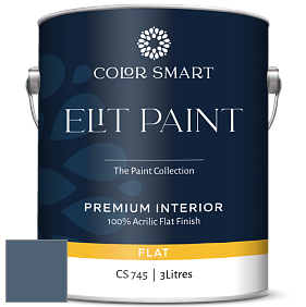 COLOR SMART CS 745 ELIT PAINT глубокоматовая моющаяся краска цвет 840 Kensington Blue