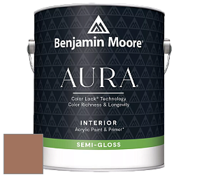 Benjamin Moore Aura 528 Waterborne Interior Semi-gloss Finish краска цвет 1223 Brentwood