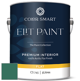 COLOR SMART CS 745 ELIT PAINT глубокоматовая моющаяся краска цвет 2047-20 Manor Green