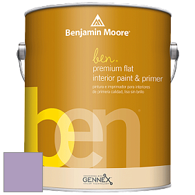 Benjamin Moore Ben W625 Premium Interior Latex Flat краска цвет 1390 Hydrangea