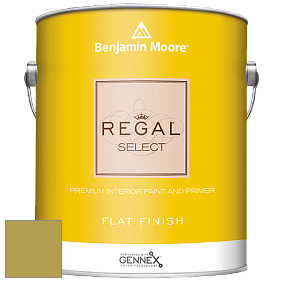 Benjamin Moore 547 Regal Select Waterborne Interior Flat Finish краска цвет 392 Olive Tree
