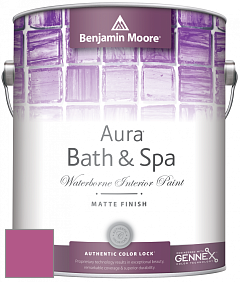 Benjamin Moore Aura 532 Bath & Spa Waterborne Interior Paint Matte Finish краска цвет NCS S 2060-R30B 