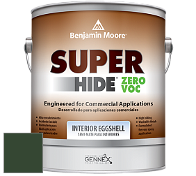 Benjamin Moore 357 Super Hide Zero Voc Interior Eggshell краска цвет RAL 6020 