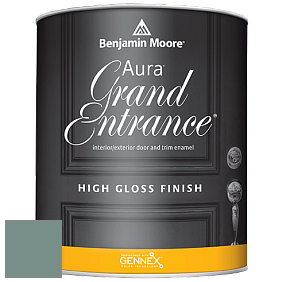 Benjamin Moore Aura 148 Grand Entrance High Gloss эмаль цвет 691 Dartsmouth Green