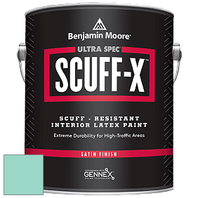 Benjamin Moore 486 Ultra Spec SCUFF-X Interior Satin Finish краска цвет 2047-50 Shore House Green