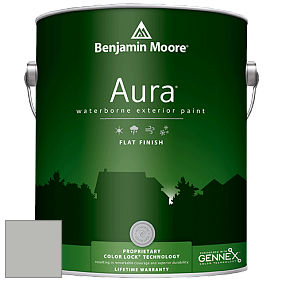 Benjamin Moore Aura 629 Waterborne Exterior Flat Finish краска цвет AF-690 