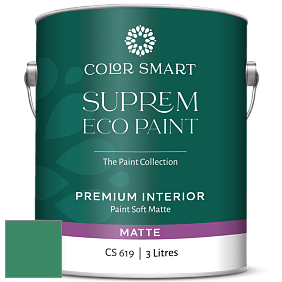 COLOR SMART CS 619 SUPREM ECO PAINT матовая краска цвет 594 Peridot