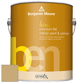 Benjamin Moore Ben W625 Premium Interior Latex Flat краска цвет 257 Honey Oak